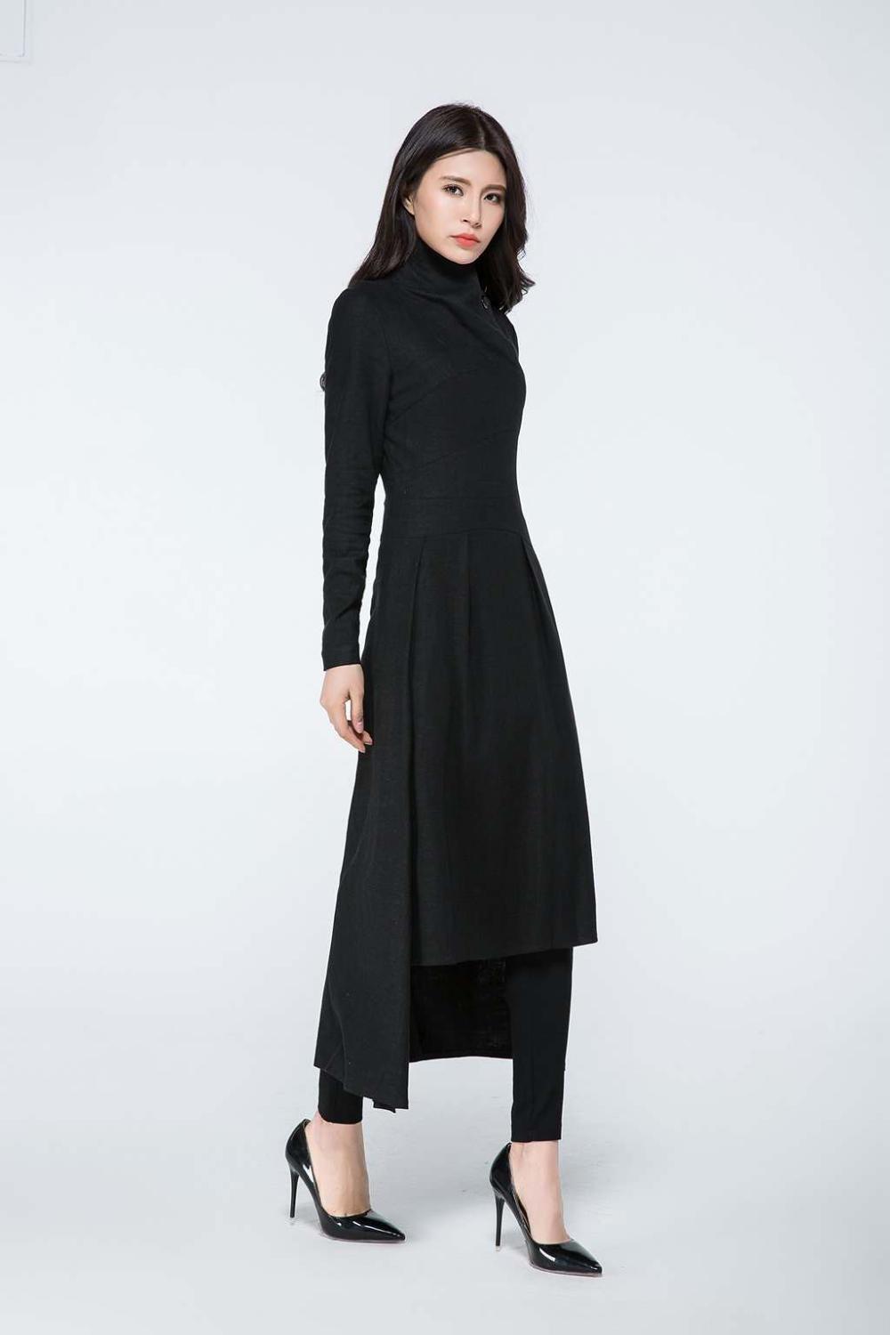 Linen dress, maxi dress, black dress, womens dresses, linen dress woman, black linen dress, long linen dress, linen dress maxi C1076