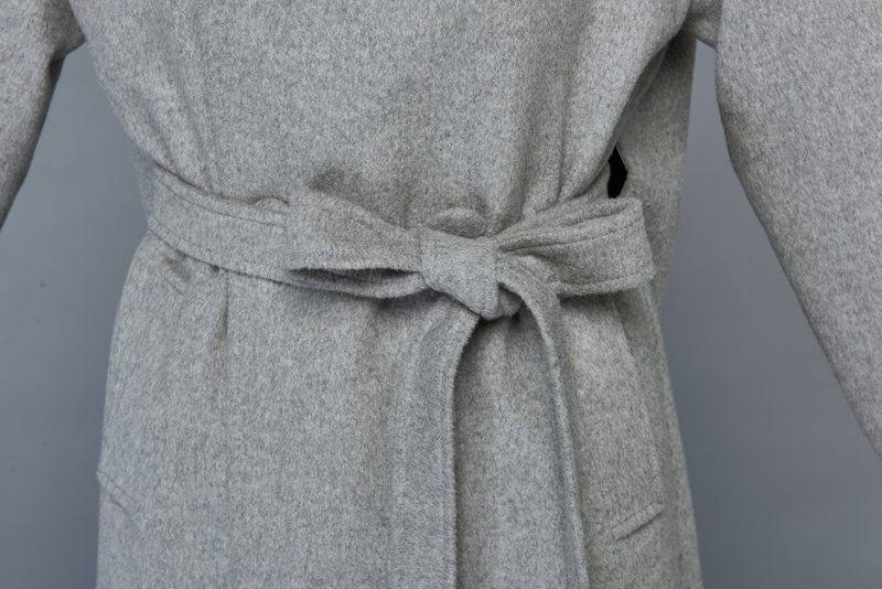 women's wool maxi coat C961