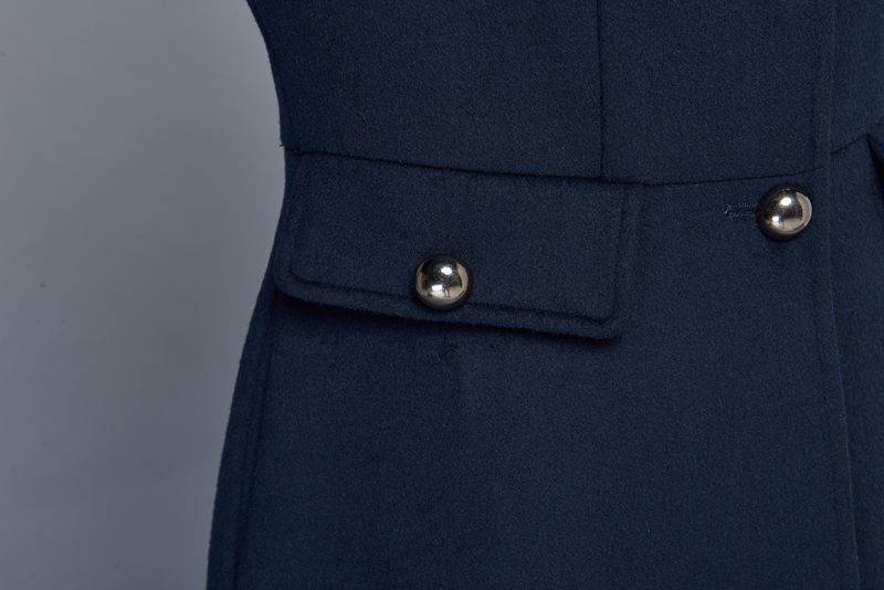 Wool coat, womens coats, winter coat, coats, jacket, blue jacket, midi coat, navy wool coat, vintage jacket, military coat C972