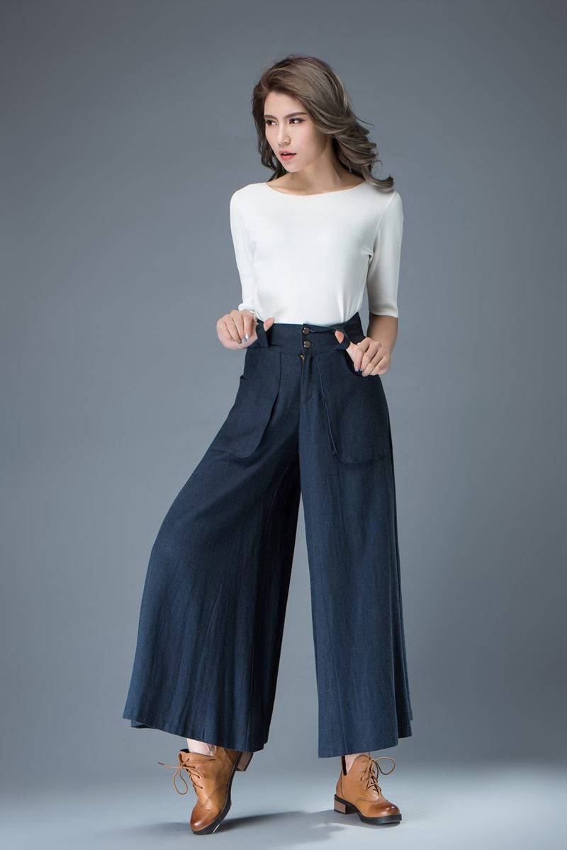 wide leg palazzo pants C837