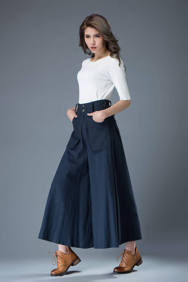 wide leg palazzo pants C837