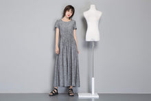 Load image into Gallery viewer, Short sleeve maxi dress C1255#
