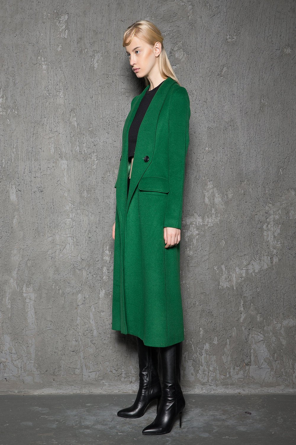 Green wool coat, Wool Coat, coat, jacket, Emerald green coat, maxi coat, Winter Coat, vintage coat, trench coat, winter coat green C715