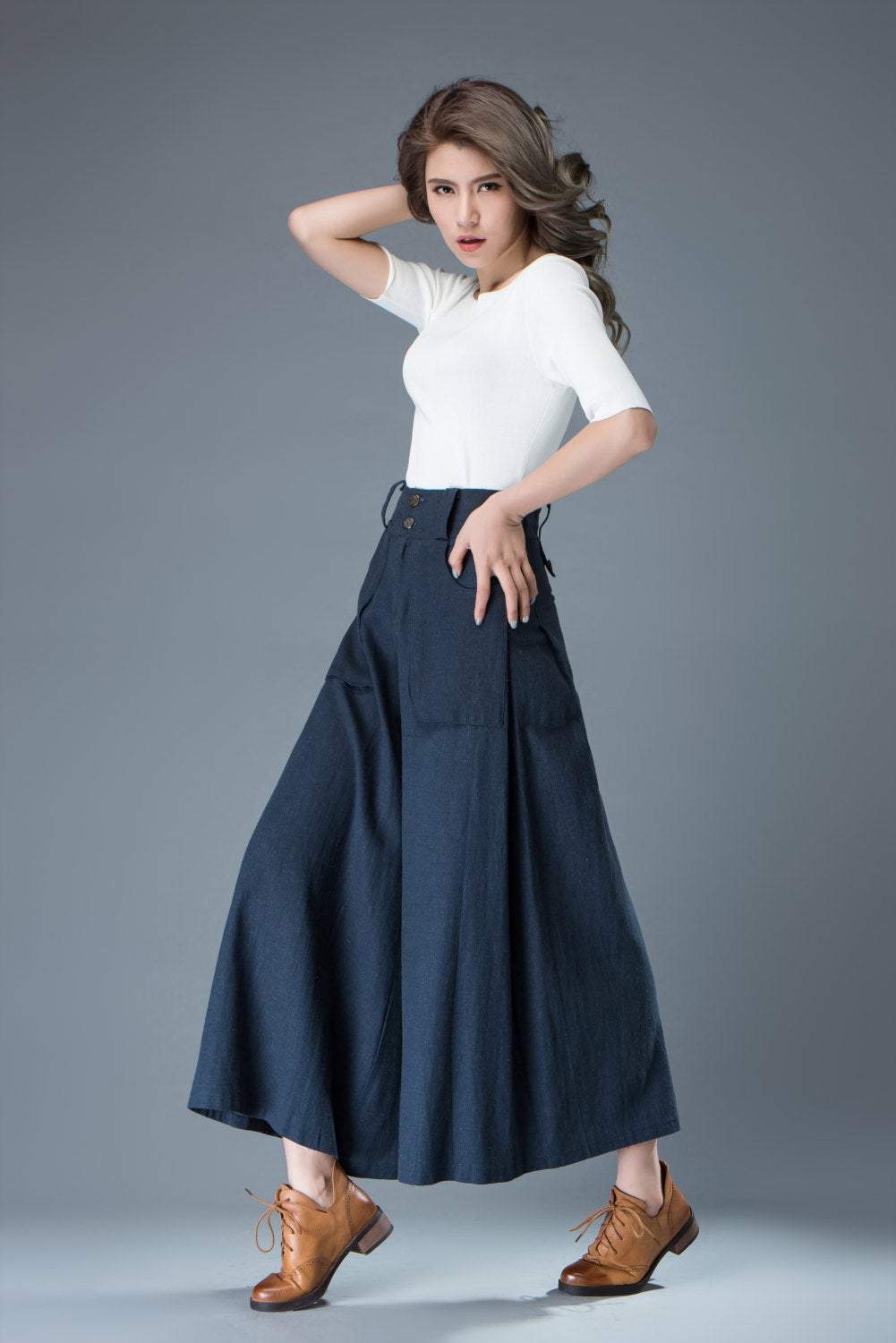 wide leg palazzo pants C837