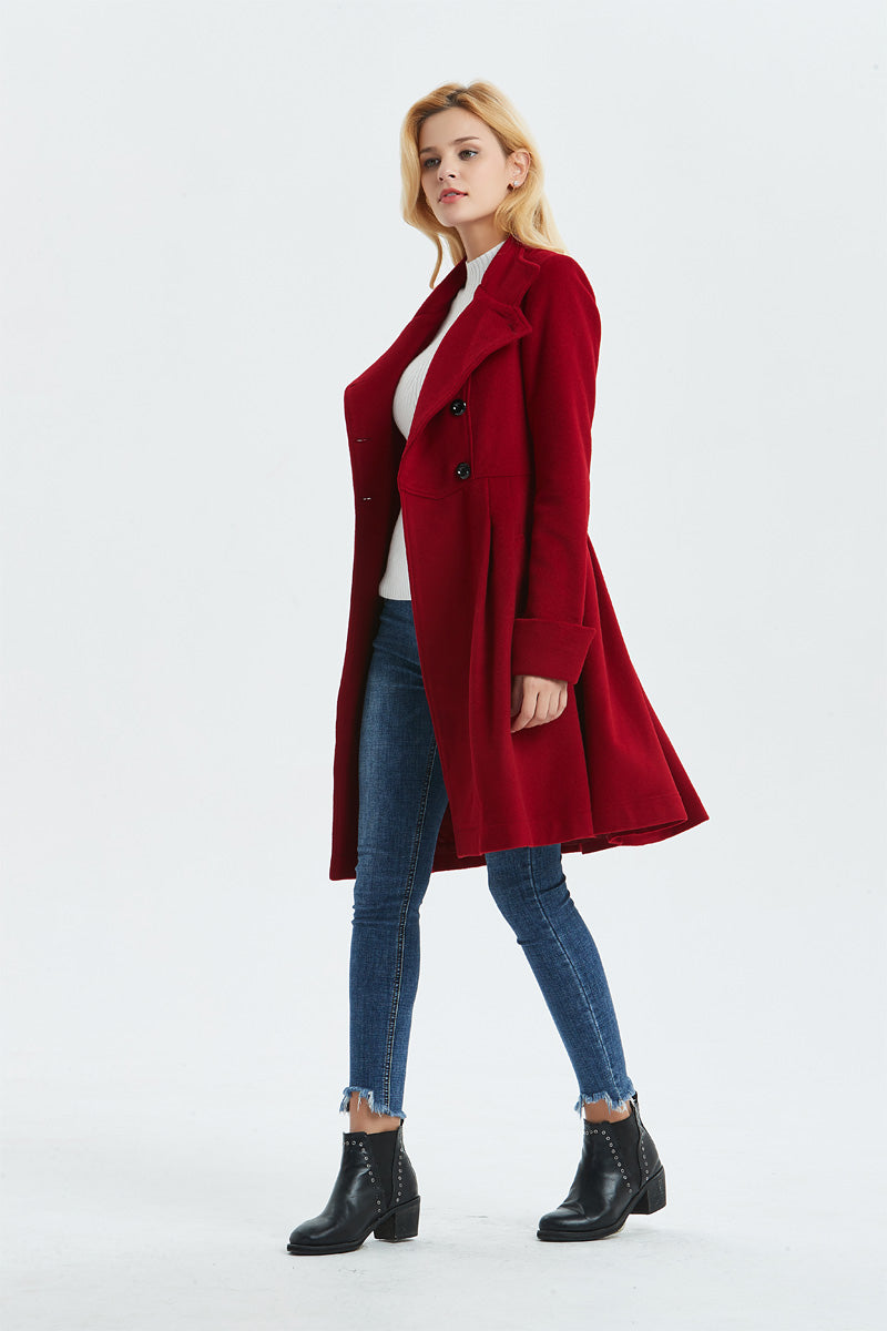 fit and flare coat