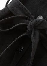 Load image into Gallery viewer, Hooded Wool Coat Women, Black Wool Coat C3560
