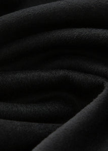 Black Wool Coat, Winter Wool Coat C3675