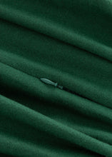 Load image into Gallery viewer, Midi winter green wool skirt women C4307
