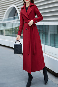 Women's Autumn and winter wool coat C4249