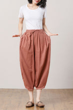 Load image into Gallery viewer, Women&#39;s Linen Pants C3287 #CK2300494
