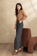 Load image into Gallery viewer, Womens harem long wool pants C4465
