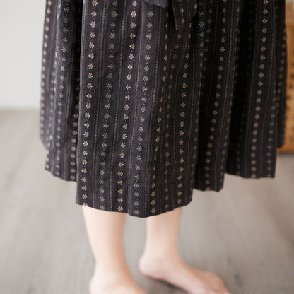 Summer Women's Cotton midi skirt c4894