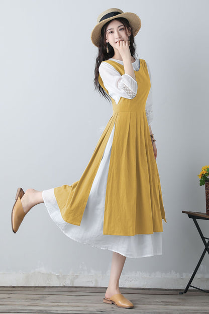 Women's casual Pinafore Dress C5348