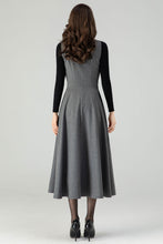 Load image into Gallery viewer, Womens Winter Sleeveless Wool Dress C4320
