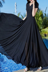 Summer New Long Chiffon Dress C4064