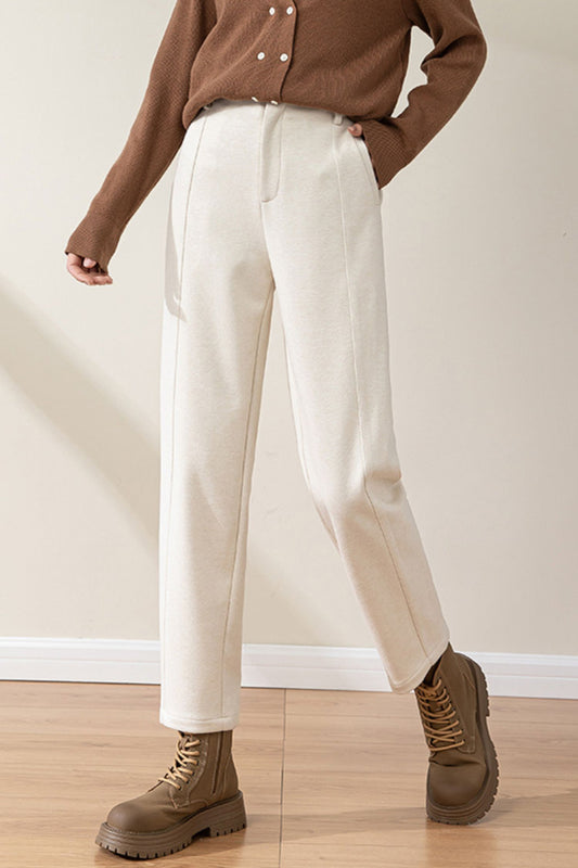 Winter wool womens office pants c5096