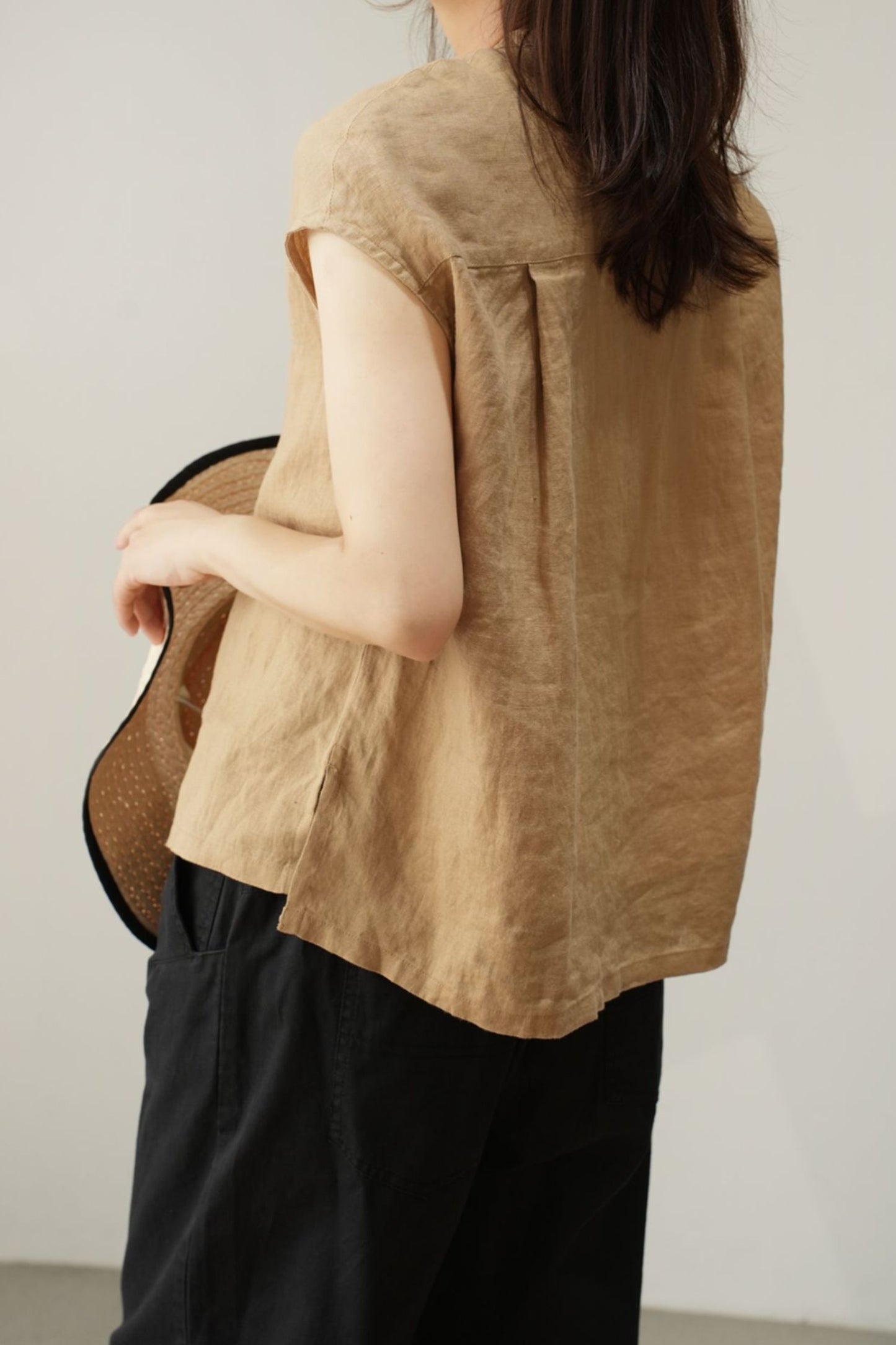 Summer Womens Casual linen Blouse C4843