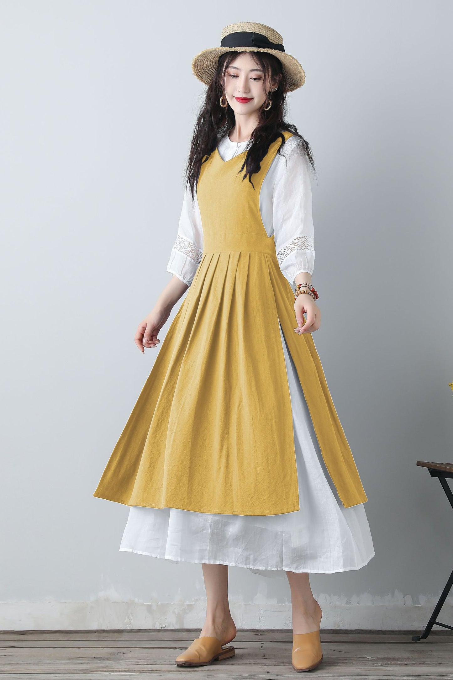 Women's casual Pinafore Dress C5348