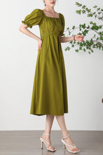 Load image into Gallery viewer, French Square Neck Dress C3260
