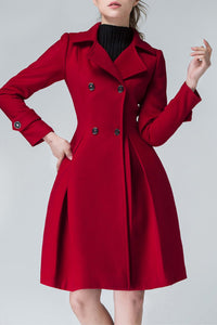 Women's Autumn and winter wool coat C4222