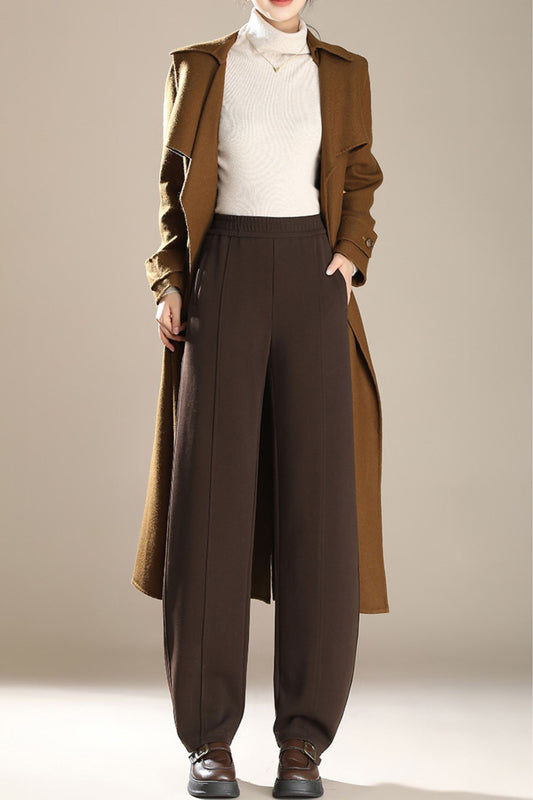 Loose fitting long autumn pants c5093