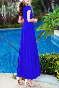 Beach long floating summer new dress C4044