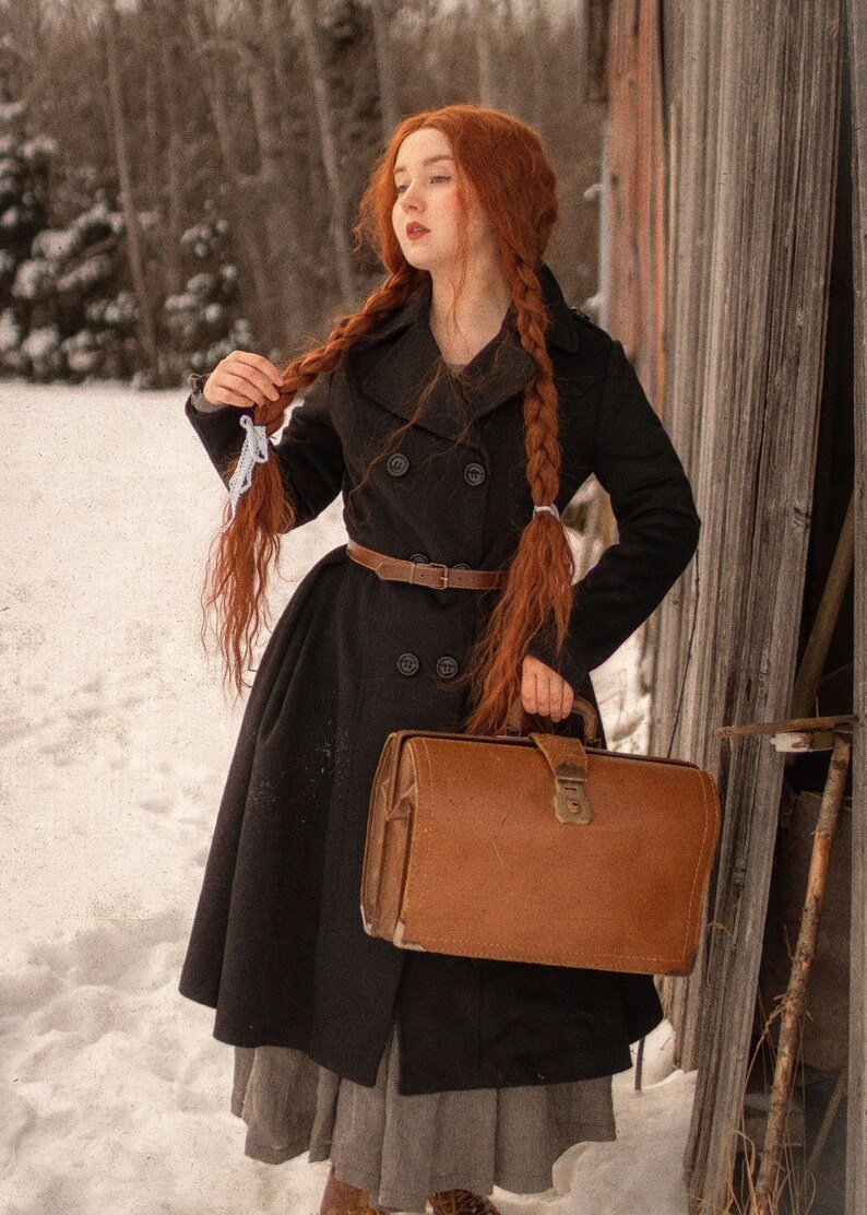 Double Breasted Maxi Wool Coat C1019