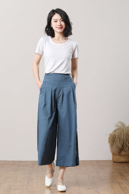 Women's Summer Wide Leg Pants C3285-Size M #CK2300488