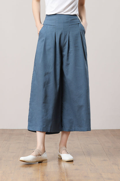Women's Summer Wide Leg Pants C3285-Size M #CK2300488
