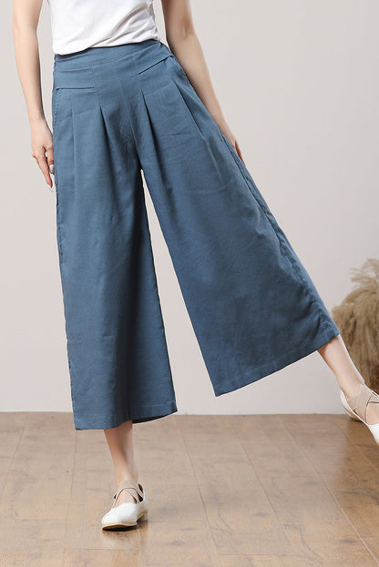 Women's Summer Wide Leg Pants C3285-Size M #CK2300488