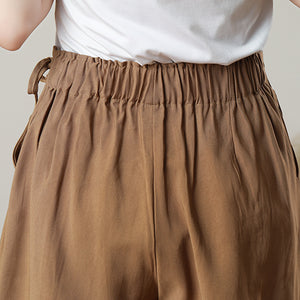 Summer Womens Brown Shorts C3232