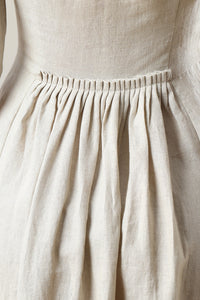 Women's Summer Swing Linen Dress C3207,Size XS #CK2300102