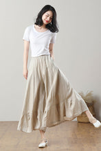 Load image into Gallery viewer, Women&#39;s Summer Ruffle Linen Pants C3210,Size XS #CK2300114
