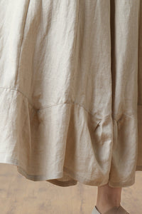 Women's Summer Ruffle Linen Pants C3210,Size XS #CK2300114