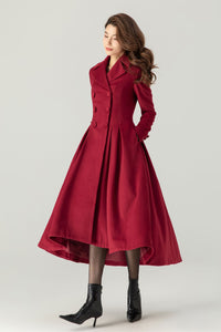 Womens Princess Wool Coat C3694