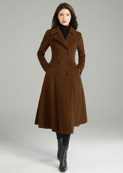 Autumn Winter Wool Handmade Coat C4404