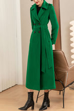 Load image into Gallery viewer, Women&#39;s winter green wool coat C4145
