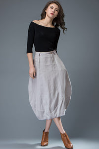 Light gray Women's Bud skirt C823