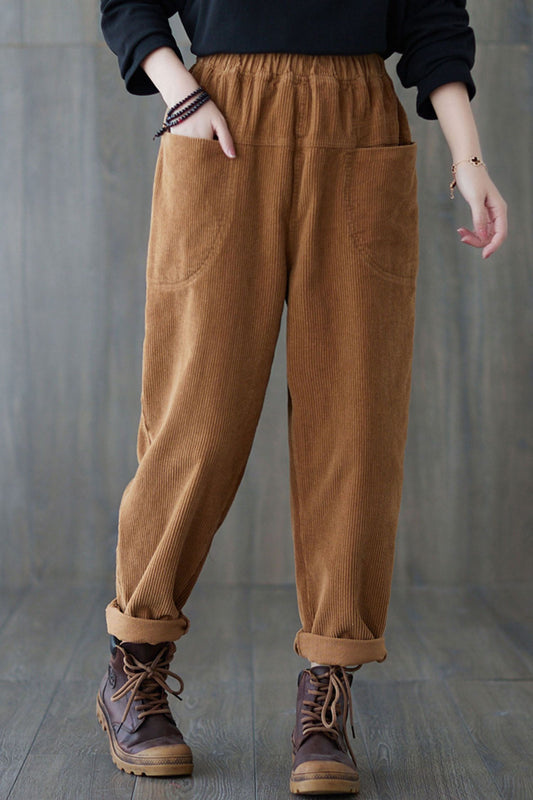 Autumn winter Casual Corduroy pants C1818