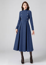 Load image into Gallery viewer, Wool Maxi Winter Wool Dress Women C4530
