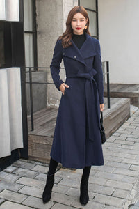 Big Collar Lapel Winter Coat  C2576