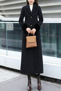 Women's Autumn and winter wool coat C4241