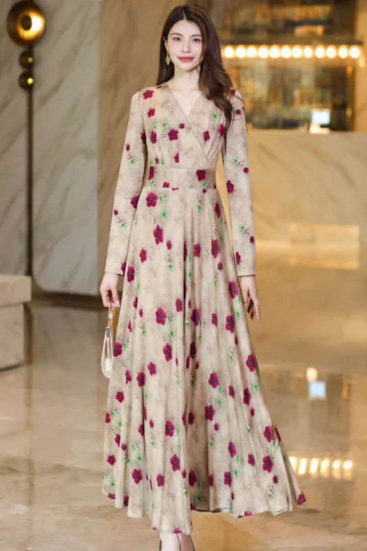 Maxi prom spring wedding dress C4923