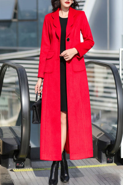 Women's Autumn and winter wool coat C4243
