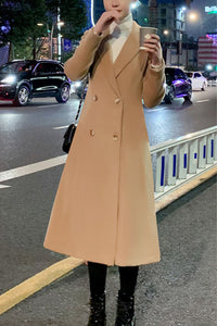 Women's Autumn and winter wool coat C4235