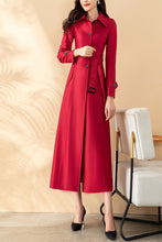 Load image into Gallery viewer, Autumn winter trench Coat Women C4158
