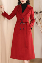 Load image into Gallery viewer, Women&#39;s Autumn and winter red plaid coat C4215
