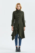 Load image into Gallery viewer, Women winter military coat C1328
