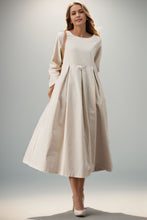 Load image into Gallery viewer, Women&#39;s Spring Casual Linen Dress C4133
