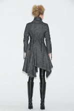 Load image into Gallery viewer, Asymmetrical Winter Wool Coat for Women C668
